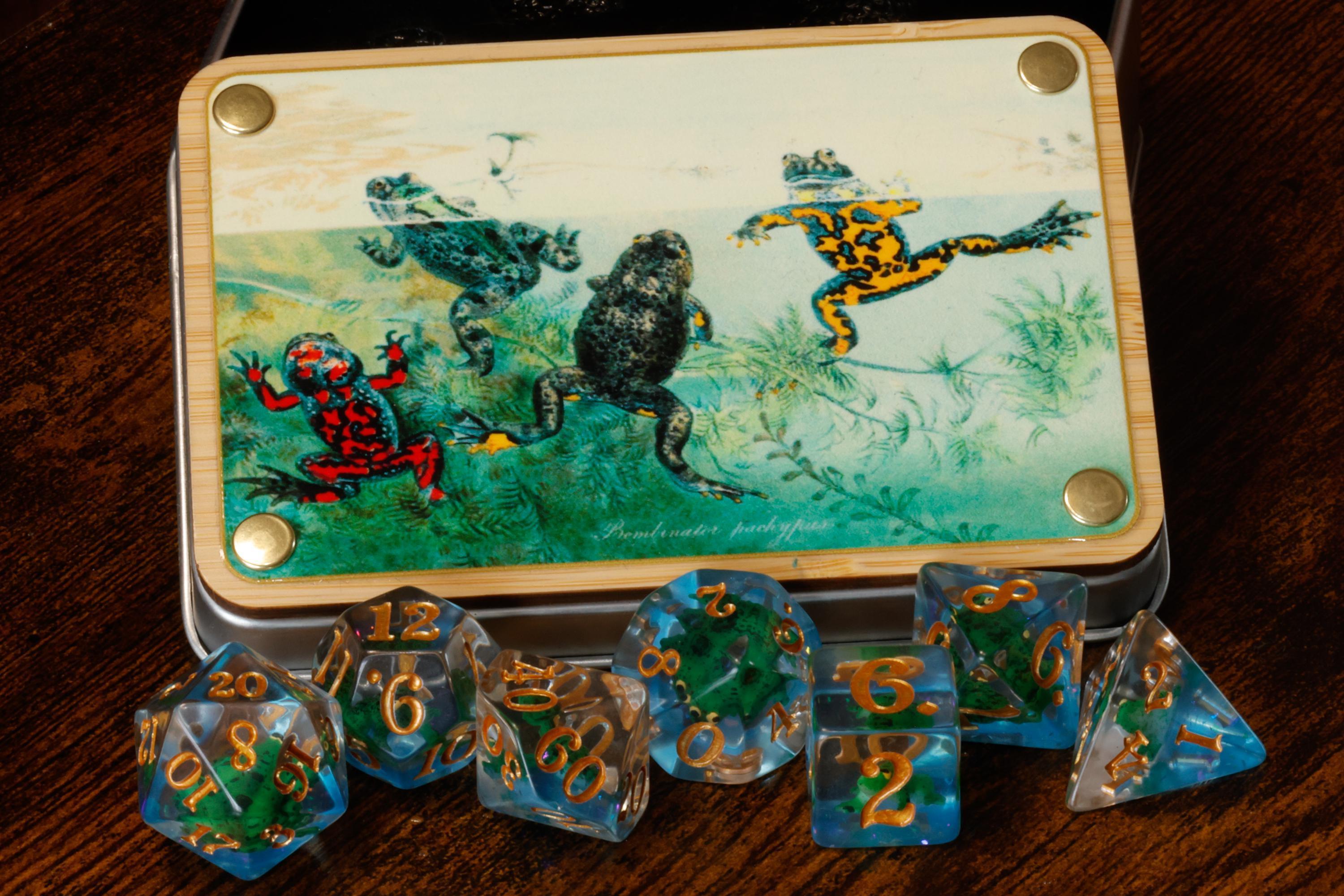 Natural History Tropical Frog Dice Box
