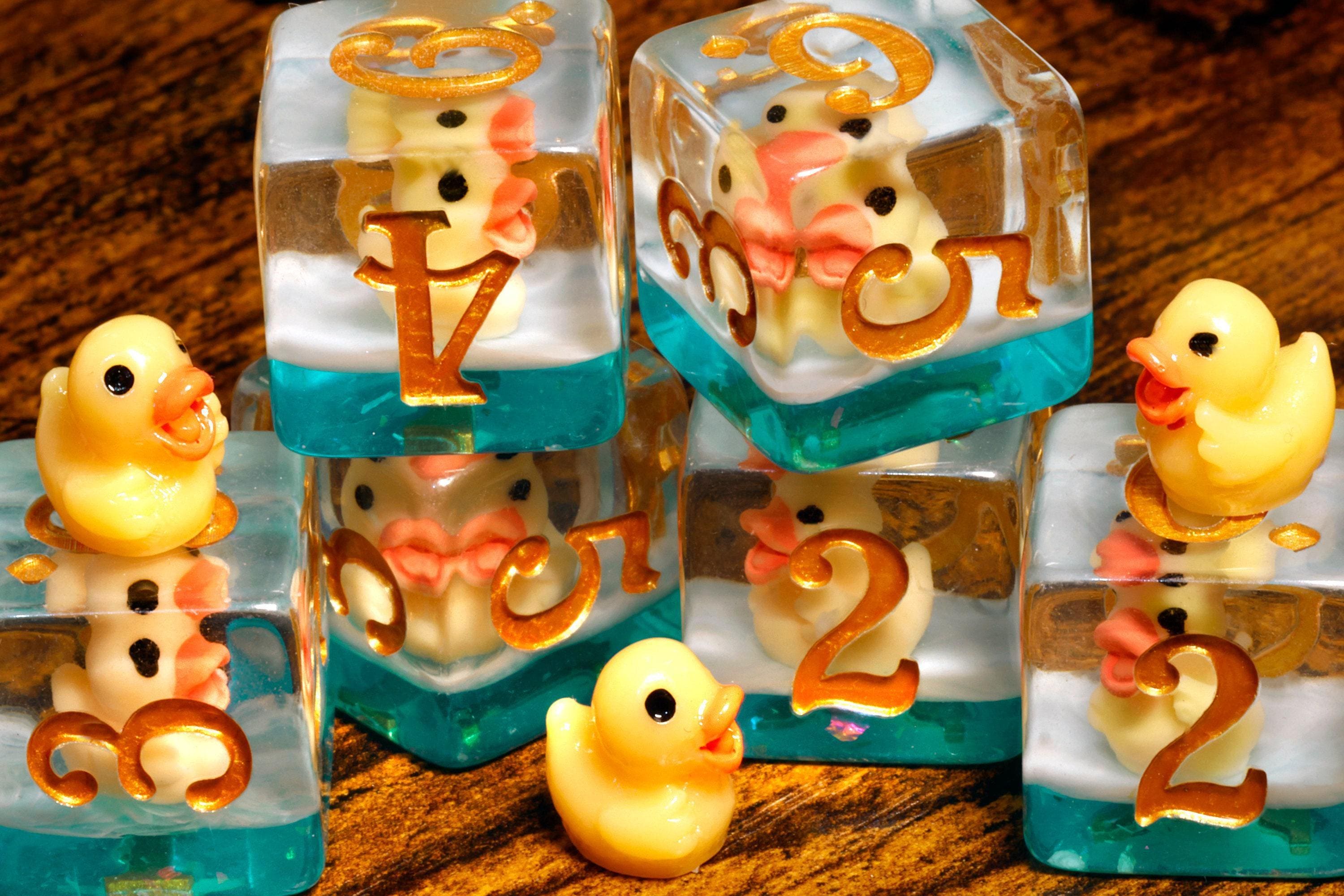 Yellow Duck D6 dice