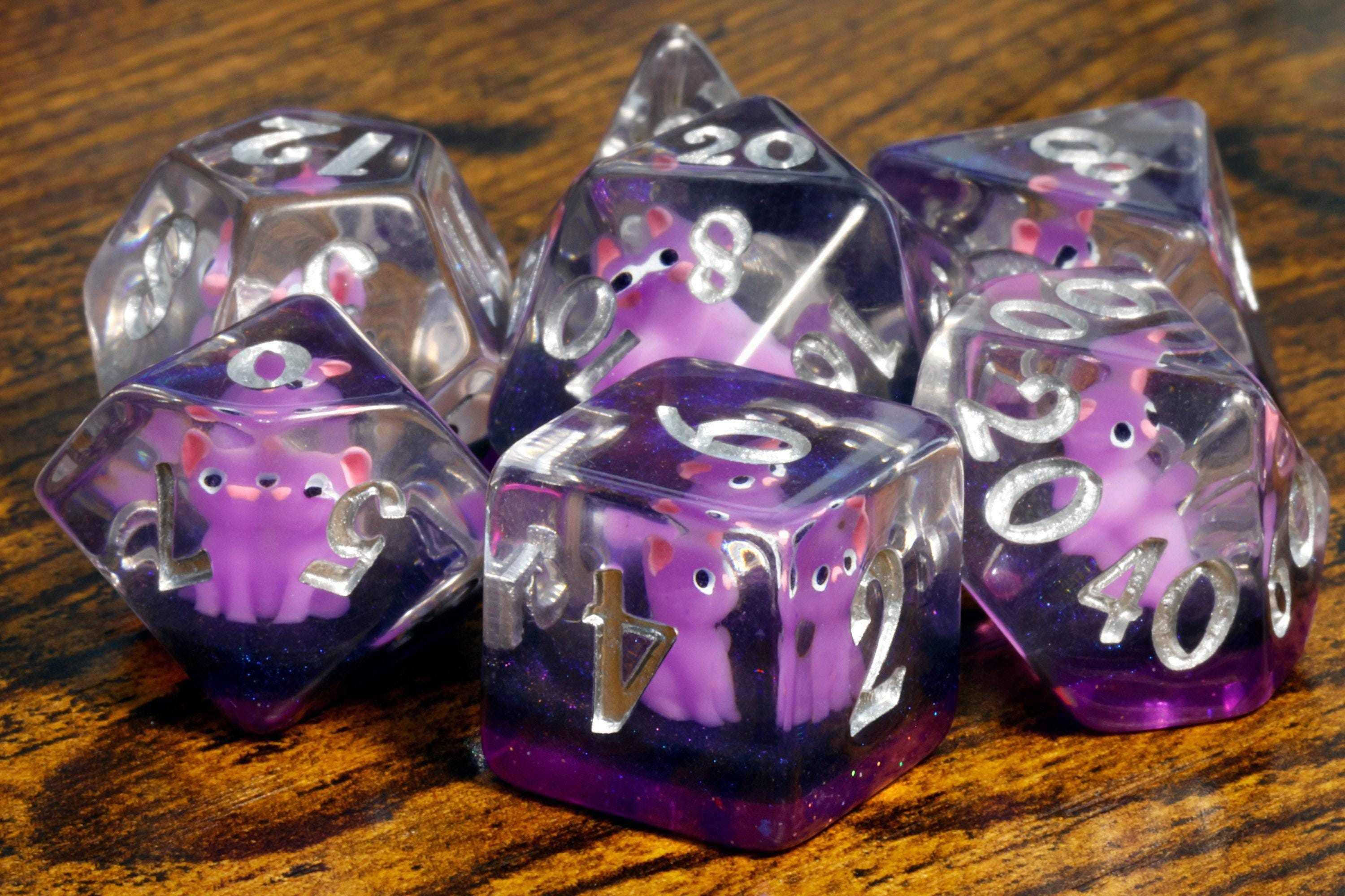 Mystic Cat Dice Set