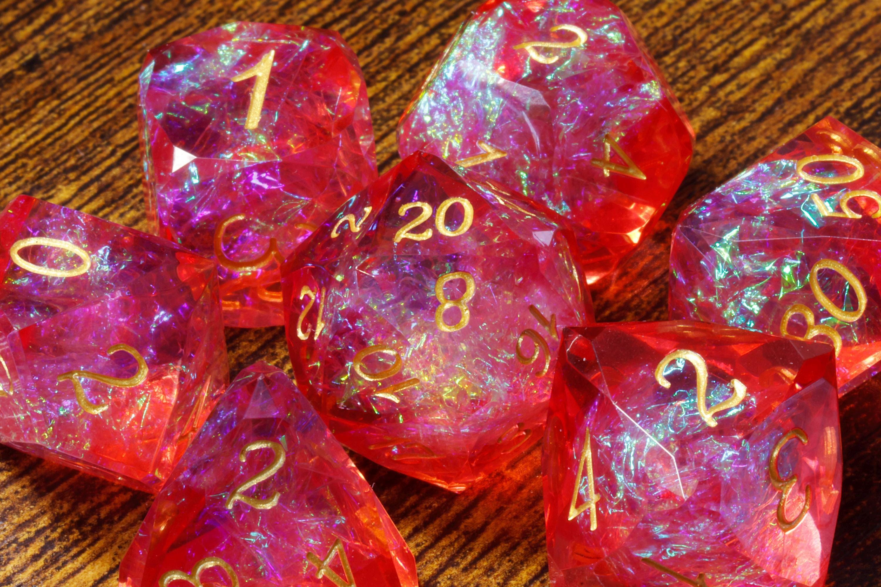 Solarflare Shard Dice Set