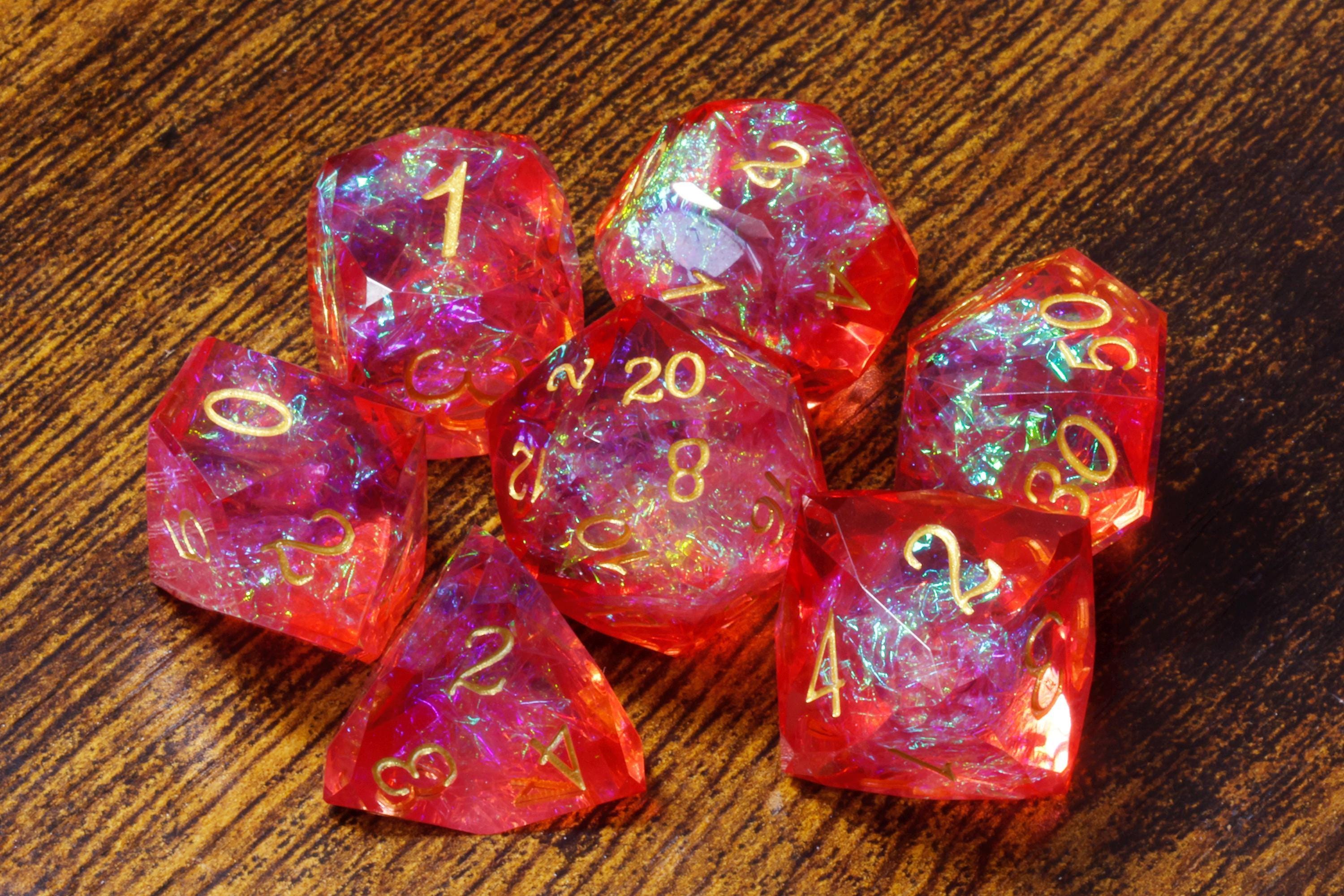 Solarflare Shard Dice Set
