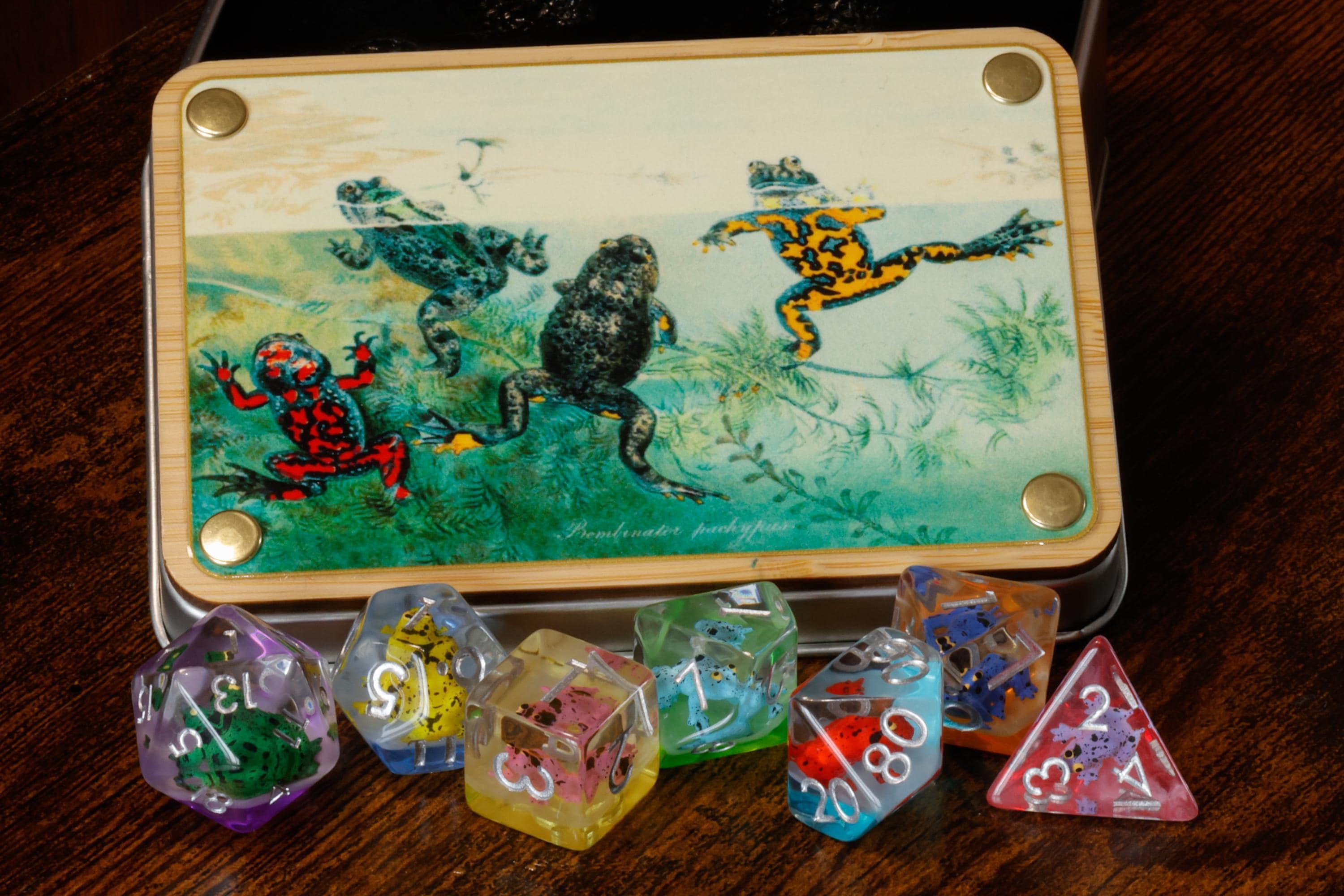 Natural History Tropical Frog Dice Box