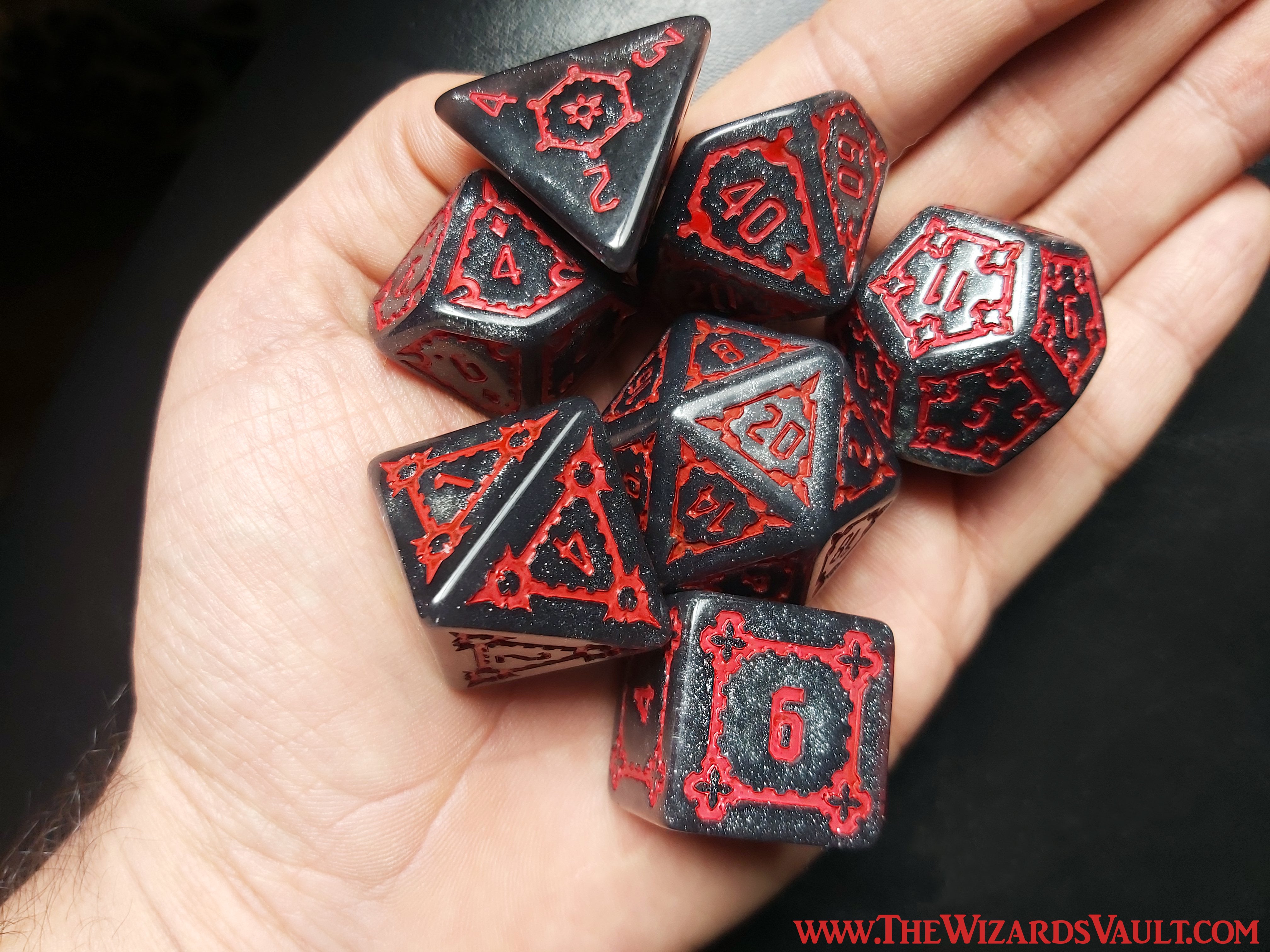 Vampire Mansion - 25mm Large Dice Set - Chonk - The Wizard's Vault