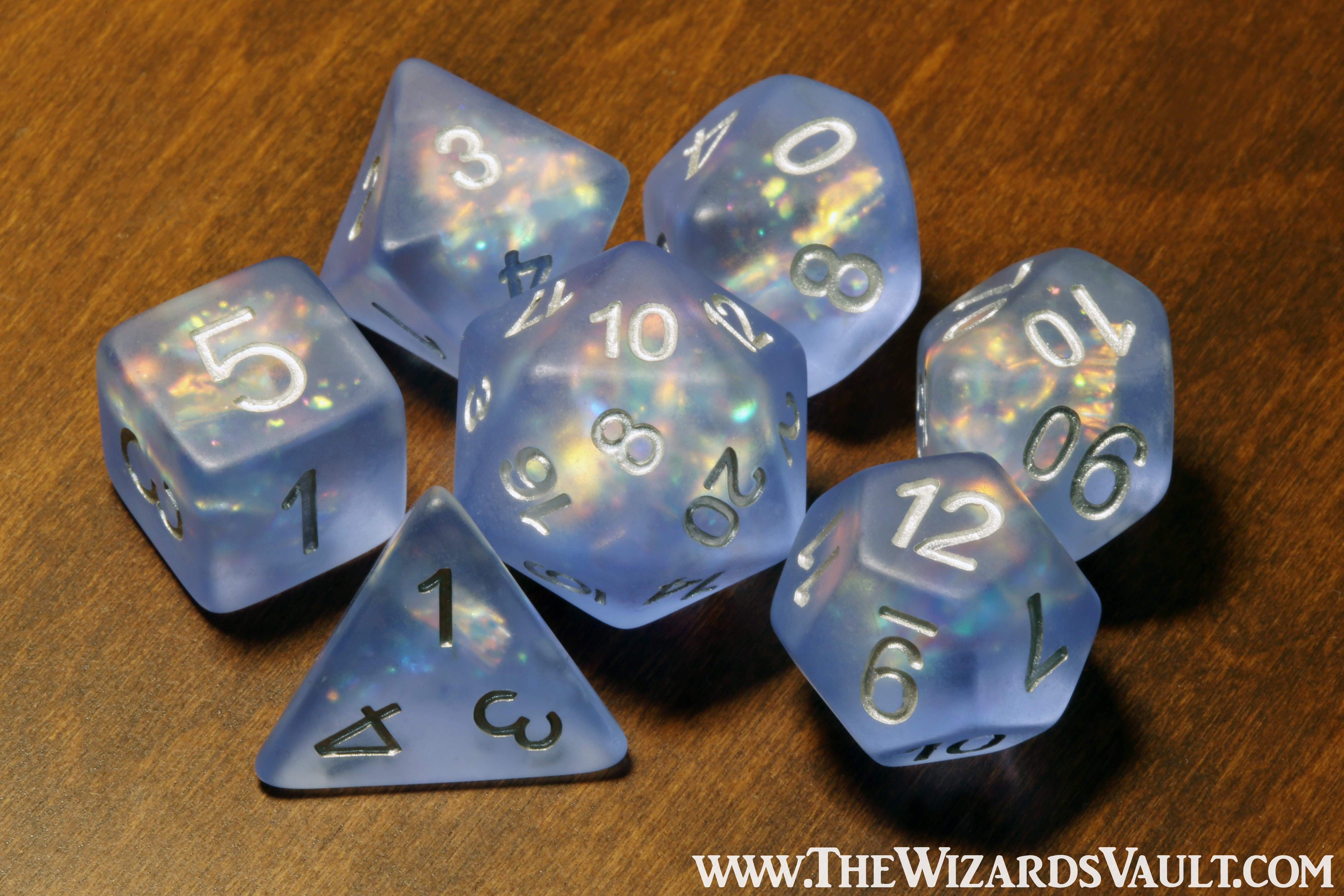 Frost Faerie dice set - The Wizard's Vault
