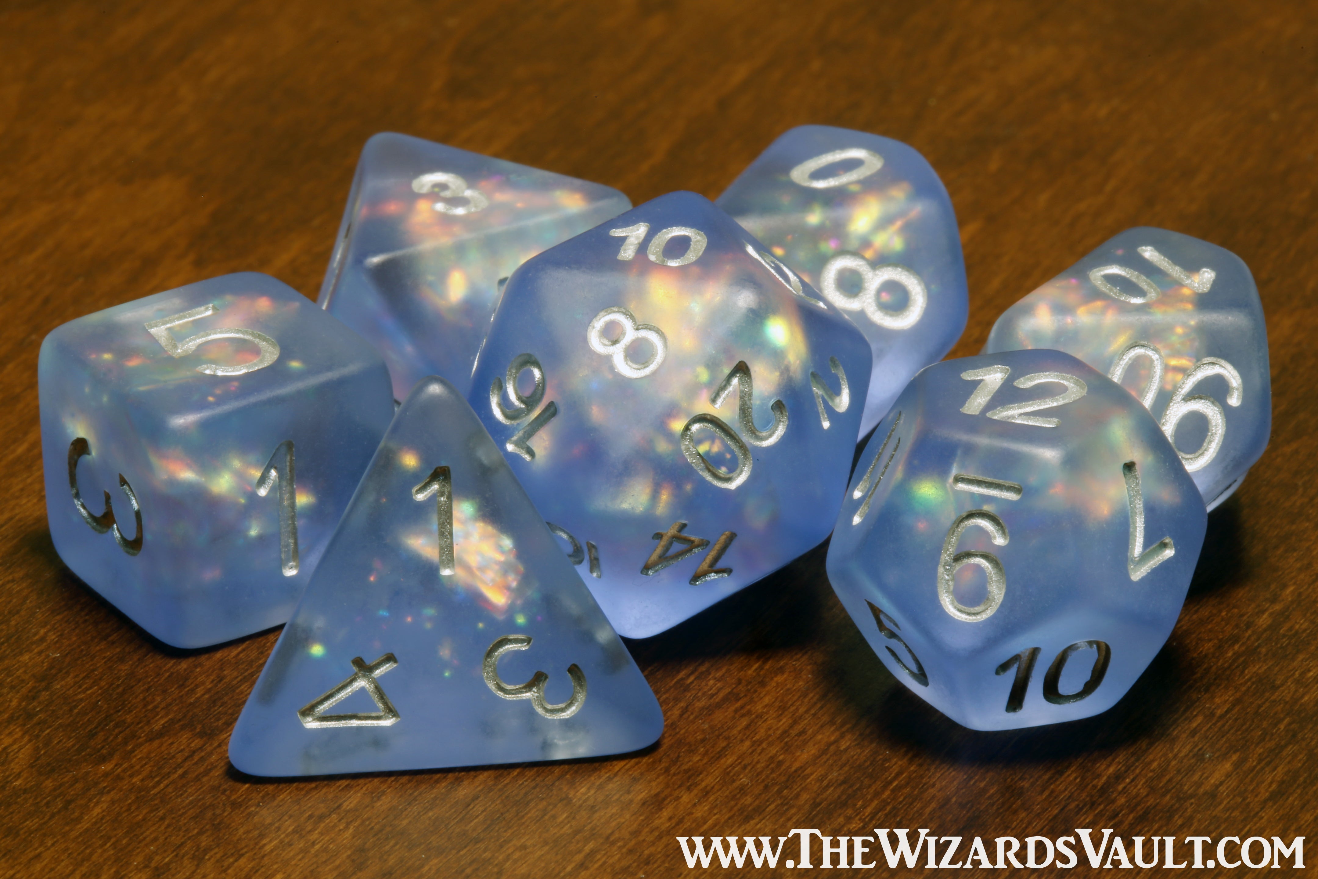 Frost Faerie dice set - The Wizard's Vault
