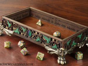 Elvish dice tray - Large - The Wizard's Vault