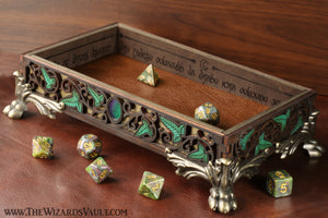 Elvish dice tray - Large - The Wizard's Vault