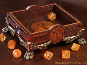 Autumnal Tree of life dice tray - The Wizard's Vault