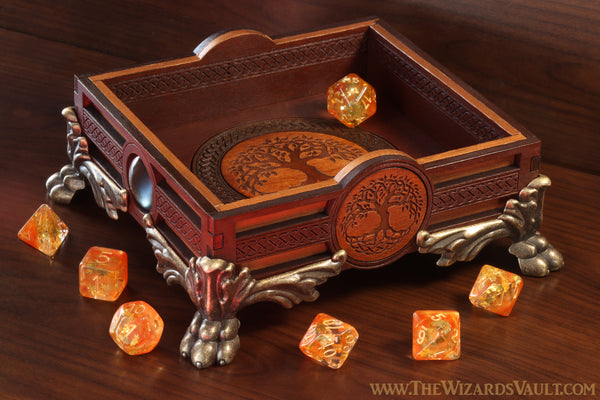 Autumnal Tree of life dice tray - The Wizard's Vault