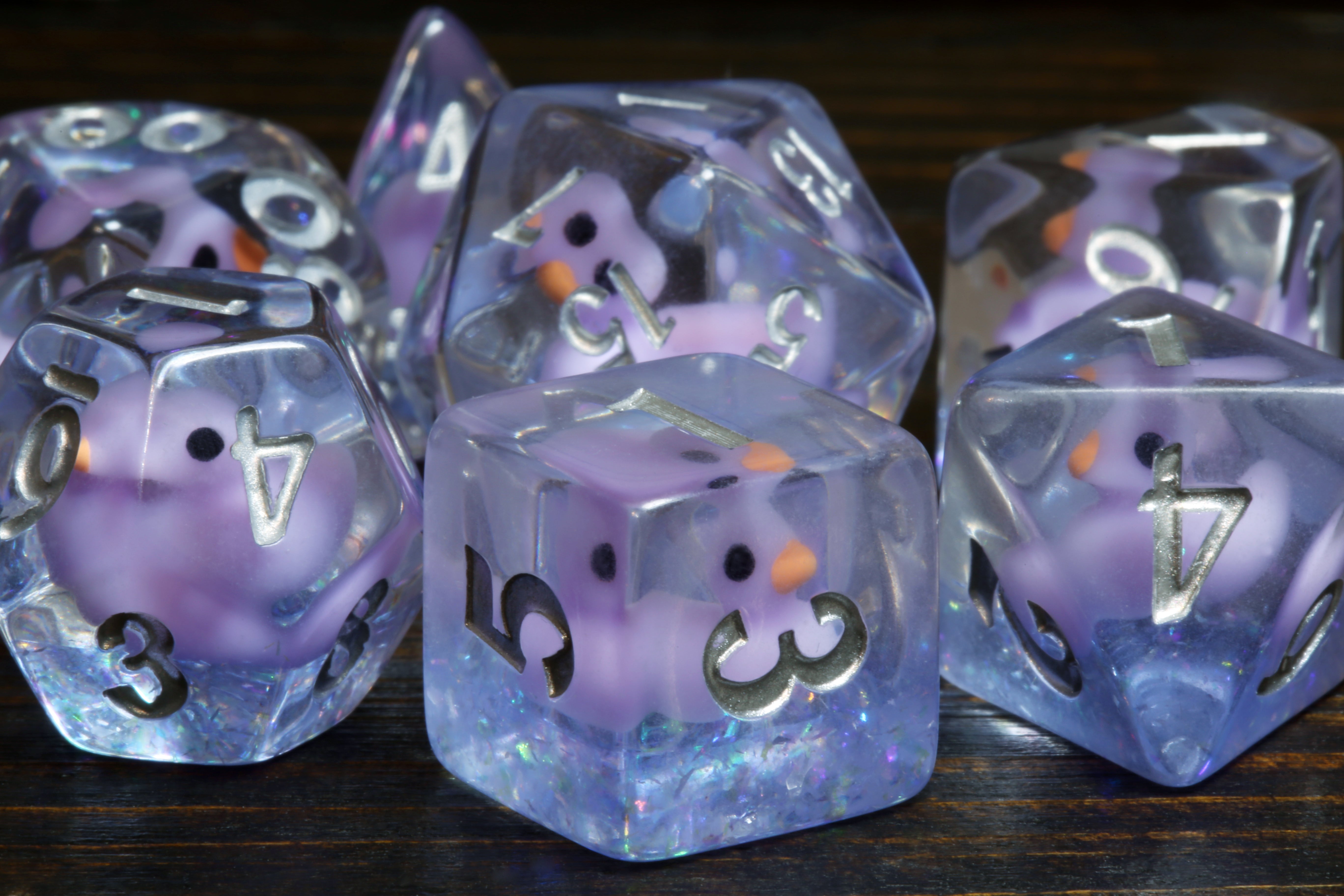 Ducklings of Doom dice Set - The Wizard's Vault