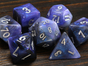 Morpheus Wings - Semi-opaque with iridescent blue and purple glitters - The Wizard's Vault