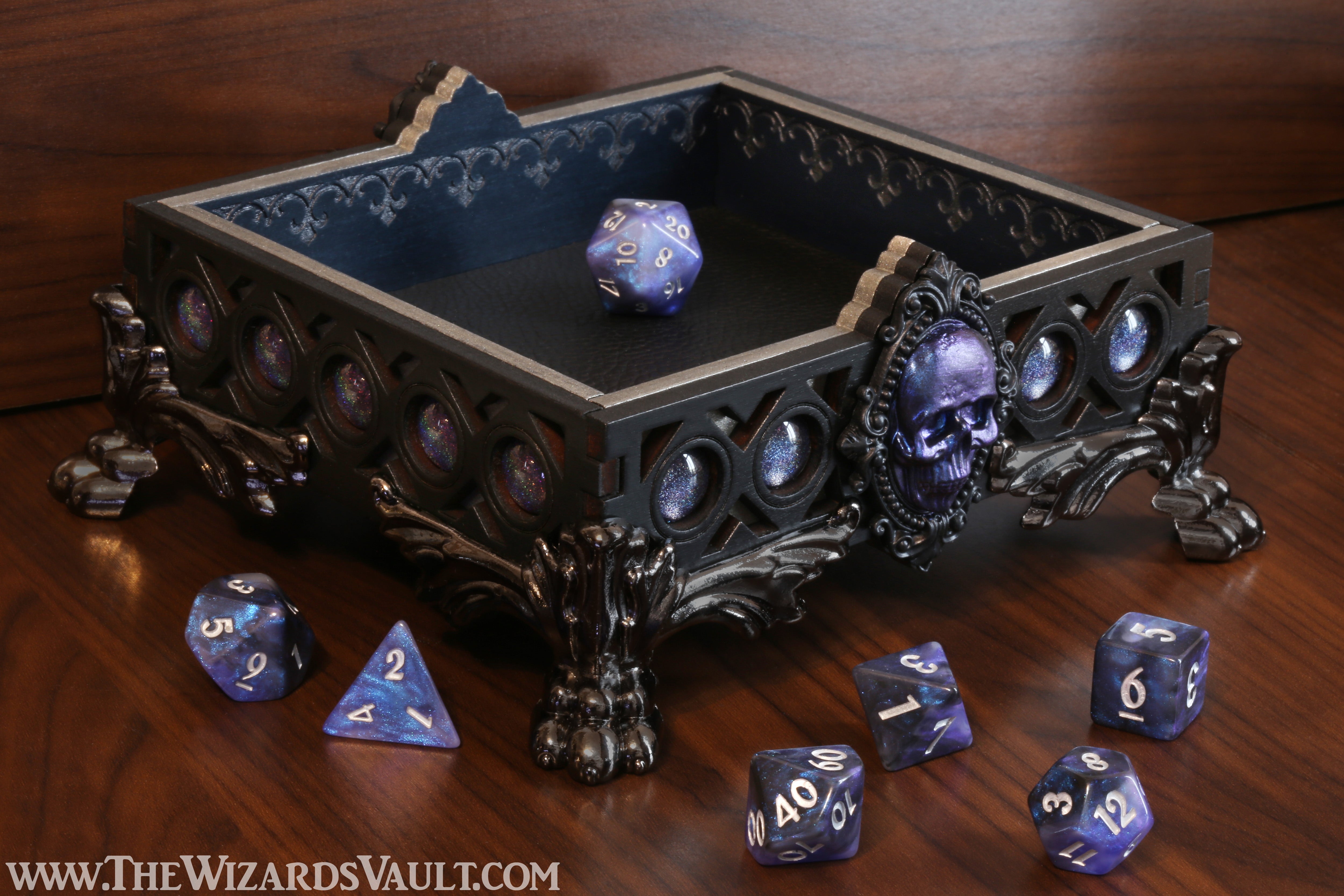 Necromancer dice tray - The Wizard's Vault
