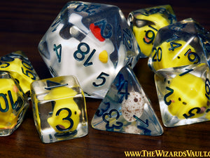 Swarm of Chicken dice set - The Wizard's Vault