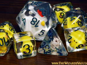 Swarm of Chicken dice set - The Wizard's Vault