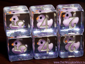 Ducklings of Doom D6 dice - The Wizard's Vault