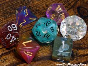 7 Mixed Polyhedral Dice Set - The Wizard's Vault