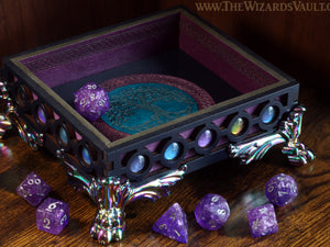 Galaxy Tree of life dice tray - The Wizard's Vault