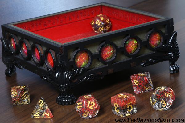 Red Wizard Dice Tray - The Wizard's Vault
