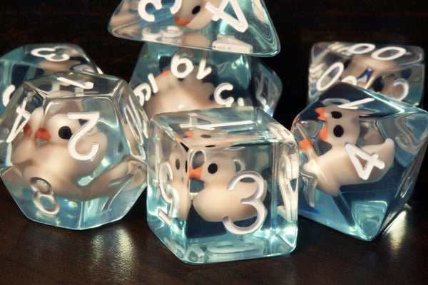 Mama Duck and 7 Ducklings Dice Set - The Wizard's Vault