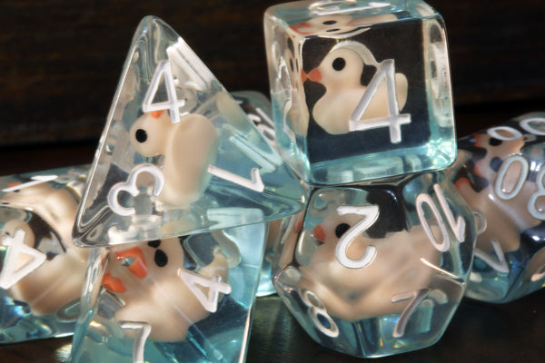 Mama Duck and 7 Ducklings Dice Set - The Wizard's Vault