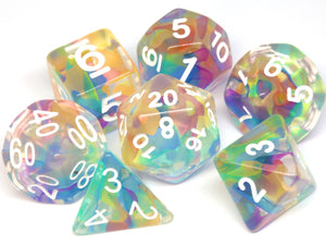Carnival of Colors - Multicolored Ribbon , Transparent with colorful ribbon - The Wizard's Vault