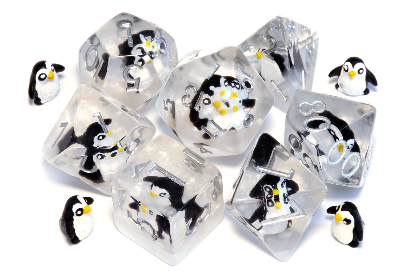 Penguin Dice Set - The Wizard's Vault