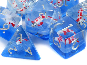 Red Koi dice set - The Wizard's Vault