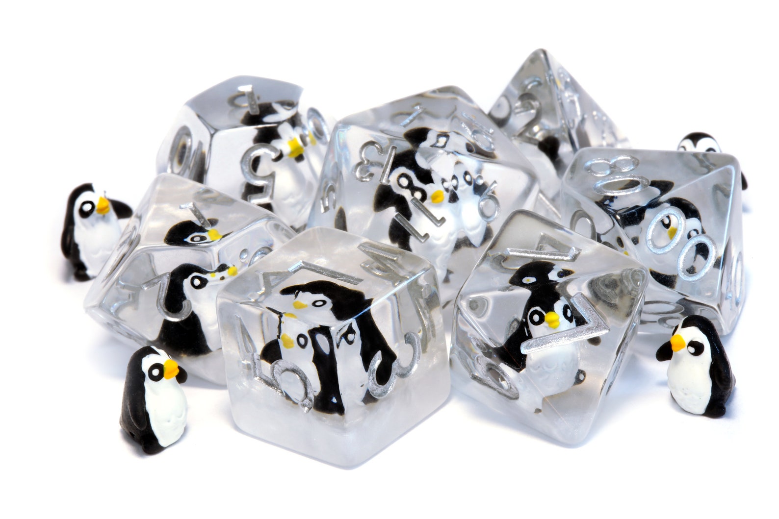 Penguin Dice Set - The Wizard's Vault