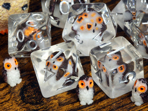 Wise Owl dice set - The Wizard's Vault