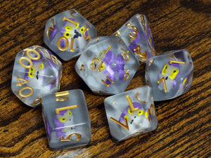 Mystical Owl dice set - The Wizard's Vault