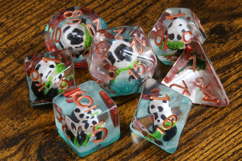 Panda dice set - The Wizard's Vault