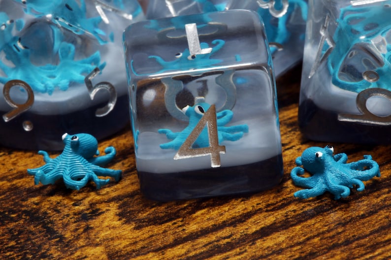 Octopus dice set - The Wizard's Vault