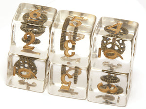 Gnome Tinkerer D6 Dice - The Wizard's Vault