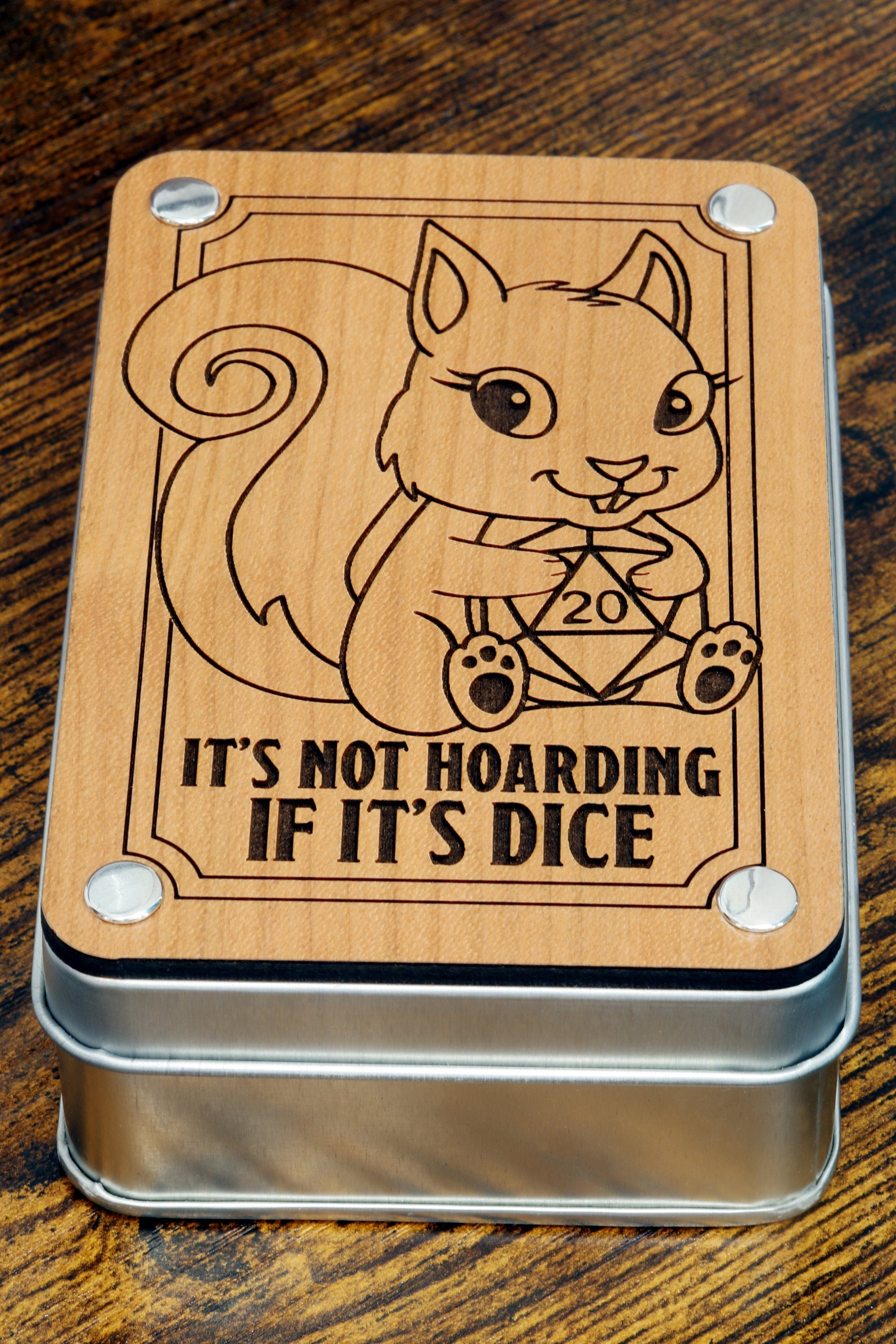It's not hoarding if it's dice box and Squirrel dice set